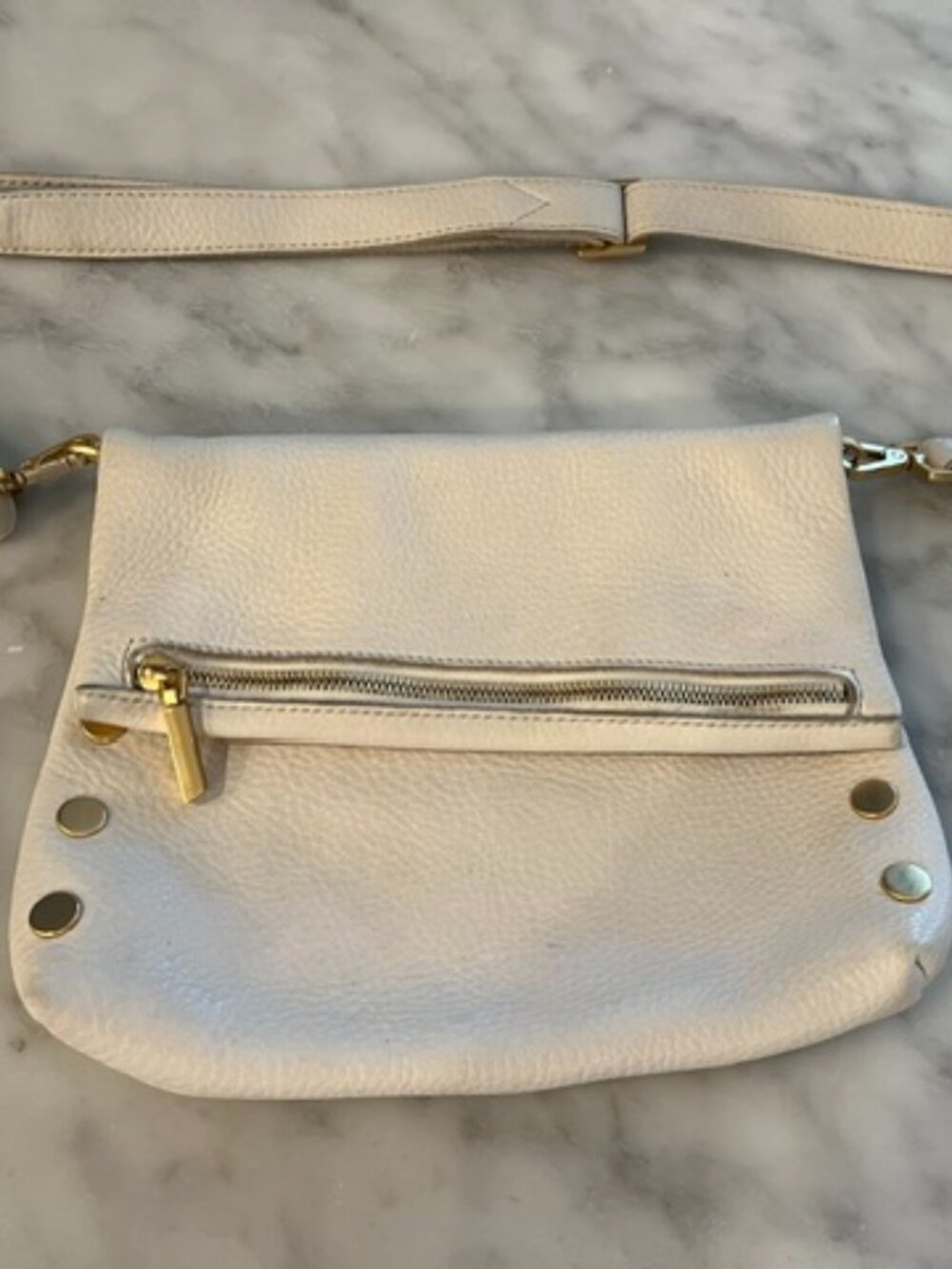 Hammitt VIP Cream Leather Bag Great Condition
